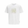 Maglia a Maniche Corte Uomo Jack & Jones JCOTARMAC CAMO FRONT TEE 12273239 Bianco