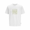 Maglia a Maniche Corte Uomo Jack & Jones JCOTARMAC CAMO FRONT TEE 12273239 Bianco