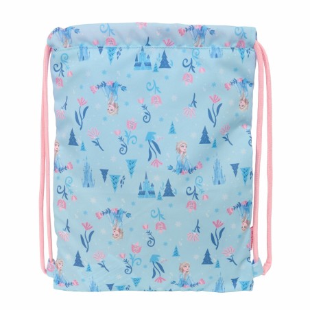 Zainetto con Cordini Frozen Ice magic Azzurro 26 x 34 x 1 cm