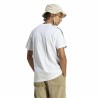 Maglia a Maniche Corte Uomo Adidas Essentials Single 3S Bianco