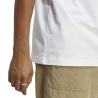 Maglia a Maniche Corte Uomo Adidas Essentials Single 3S Bianco