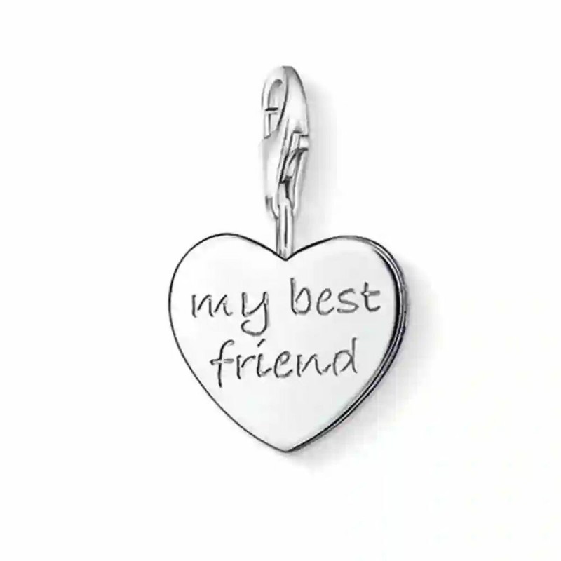 Charm da Donna Thomas Sabo 0799-001-12 Grigio 25 mm Charm da Donna Thomas Sabo 0799-001-12 Grigio 25 mm