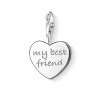 Charm da Donna Thomas Sabo 0799-001-12 Grigio 25 mm