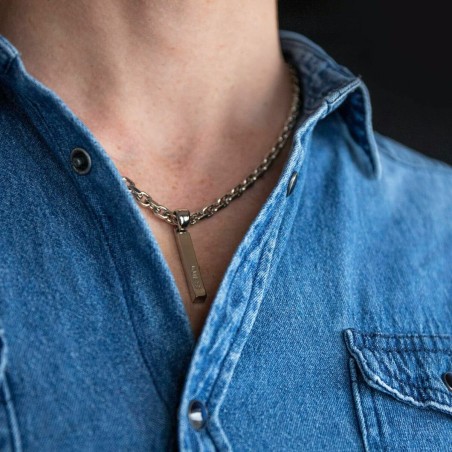 Collana Uomo Guess JUXN03001JWSTT-U