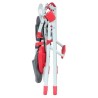 Seggiolone Bambisol Rosso Grigio PVC 6 - 36 Mesi