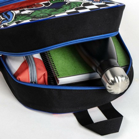 Zaino Scuola The Avengers Nero 25 x 31 x 12 cm