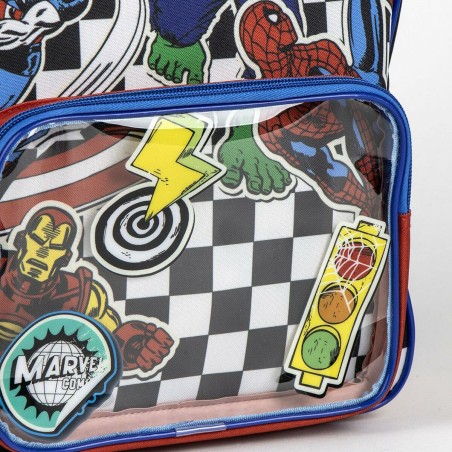 Zaino Scuola The Avengers Nero 25 x 31 x 12 cm