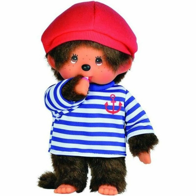 Peluche Bandai Monchhichi Marin Soft Toy 20 cm Peluche Bandai Monchhichi Marin Soft Toy 20 cm