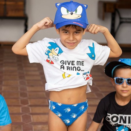 Costume da Bagno Bambino Sonic Blu scuro