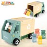 Camion della Spazzatura Woomax Giocattolo 8 Pezzi 24 x 15 x 13,5 cm (4 Unità)
