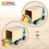 Camion della Spazzatura Woomax Giocattolo 8 Pezzi 24 x 15 x 13,5 cm (4 Unità)