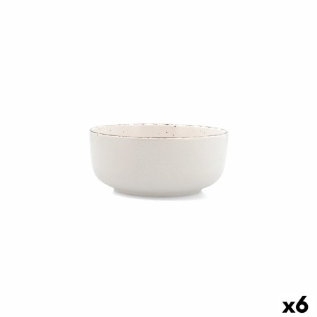 Ciotola per Aperitivi Quid Duna Beige Ceramica 15 x 15 cm (6 Unità)