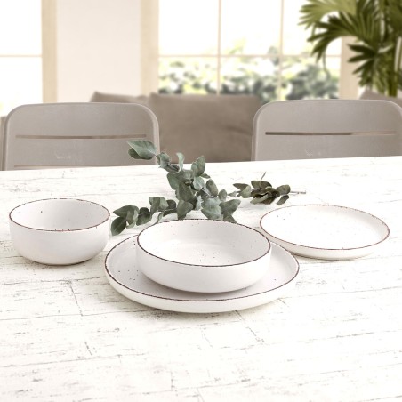 Ciotola per Aperitivi Quid Duna Beige Ceramica 15 x 15 cm (6 Unità)