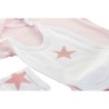 Set di Indumenti DKD Home Decor Azzurro Rosa 0-6 Mesi Stelle (7 Pezzi) (2 Unità)
