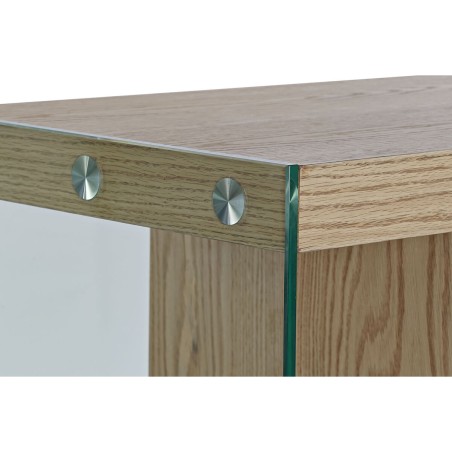 Credenza DKD Home Decor   Trasparente Marrone Chiaro Cristallo Legno MDF 160 x 45 x 80 cm