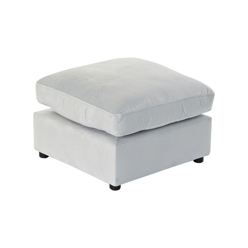 Poggiapiedi DKD Home Decor Legno Poliestere Celeste Moderno (55 x 55 x 35 cm) Poggiapiedi DKD Home Decor Legno Poliestere Celeste Moderno (55 x 55 x 35 cm)