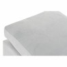 Poggiapiedi DKD Home Decor Legno Poliestere Celeste Moderno (55 x 55 x 35 cm)