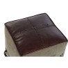 Poggiapiedi DKD Home Decor 46 x 40 x 40 cm Beige Marrone Vintage