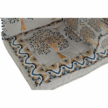 Poltrona DKD Home Decor Giallo Azzurro Beige 145 x 76 x 1 cm