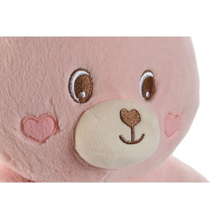 Peluche Home ESPRIT Marrone Grigio Rosa Poliestere Animale 28 x 22 x 32 cm (4 Unità)