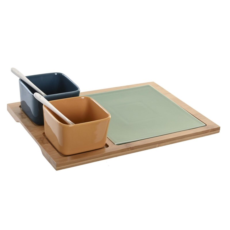 Set da Aperitivo DKD Home Decor 31 x 21 x 6 cm Porcellana Multicolore 6 Pezzi Set da Aperitivo DKD Home Decor 31 x 21 x 6 cm Porcellana Multicolore 6 Pezzi