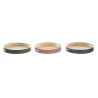 Vassoio DKD Home Decor 38 x 38 x 5,5 cm (3 Pezzi)