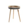 Vassoio DKD Home Decor Nero Naturale Legno 41 x 41 x 50 cm