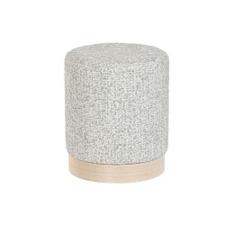 Poggiapiedi DKD Home Decor 32 x 32 x 38 cm Scandi Grigio chiaro