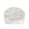 Poggiapiedi DKD Home Decor Rosa Dorato Legno MDF Velluto 60 x 60 x 54 cm (3 Unità)