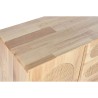 Credenza DKD Home Decor Naturale Metallo Rattan Legno d'albero della gomma 73,5 x 35 x 78 cm
