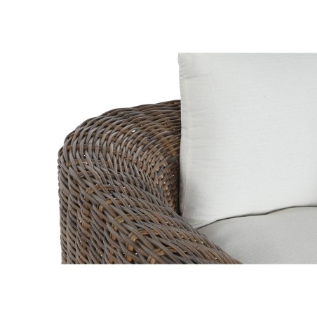Poltrona Home ESPRIT Naturale Marrone scuro 100 x 85 x 68 cm