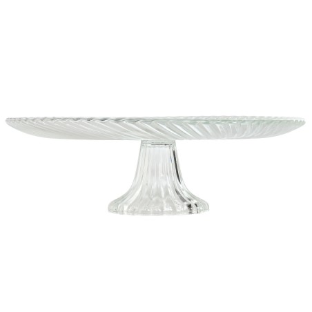 Piatto da pranzo Home ESPRIT Trasparente Cristallo 31 x 31 x 9,5 cm