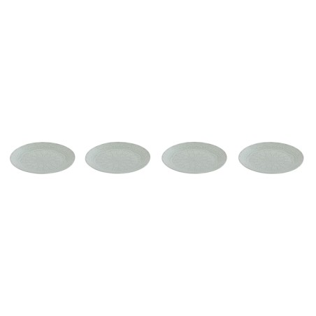 Set di piatti Home ESPRIT Verde Gres Mandala Arabo 27 x 27 x 2,5 cm