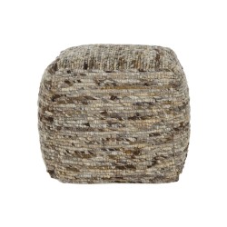 Poggiapiedi Home ESPRIT Marrone 45 x 45 x 45 cm
