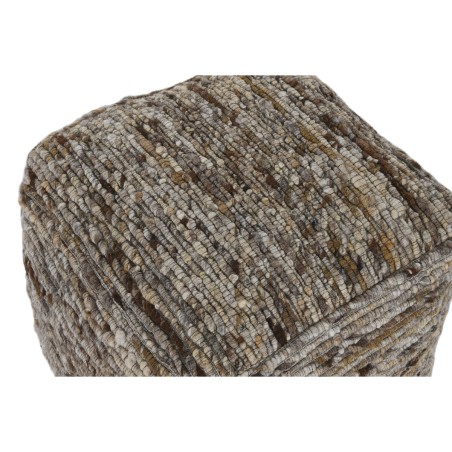 Poggiapiedi Home ESPRIT Marrone 45 x 45 x 45 cm