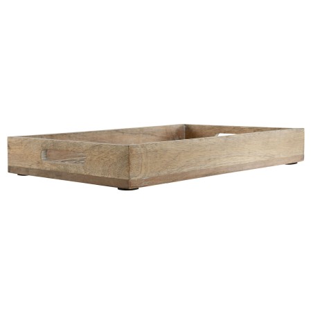 Set di Vassoi Home ESPRIT Bianco Naturale Legno di mango Legno MDF 44 x 29 x 5 cm (2 Unità)