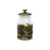 Set di 3 Barattoli Home ESPRIT Verde Cristallo 1,2 L 3 Pezzi