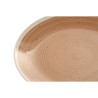 Servizio di Piatti Home ESPRIT Bianco Arancio Gres 18 Pezzi