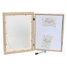 Quadro Home ESPRIT Bianco Naturale 34 x 3 x 44 cm