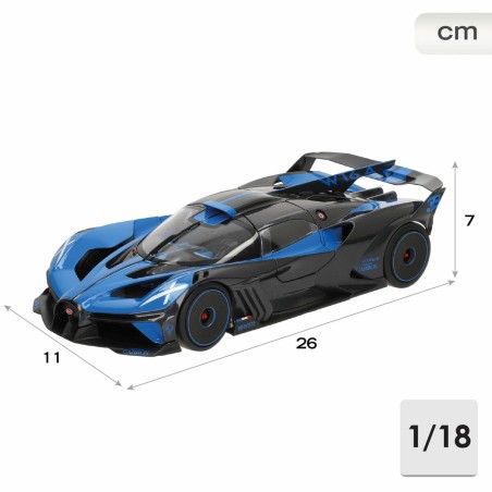 Macchina Bburago GT Bugatti Bolide 1:18