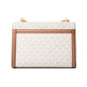 Borsa a Tracolla Michael Kors Whitney Beige 24 x 18 x 8 cm