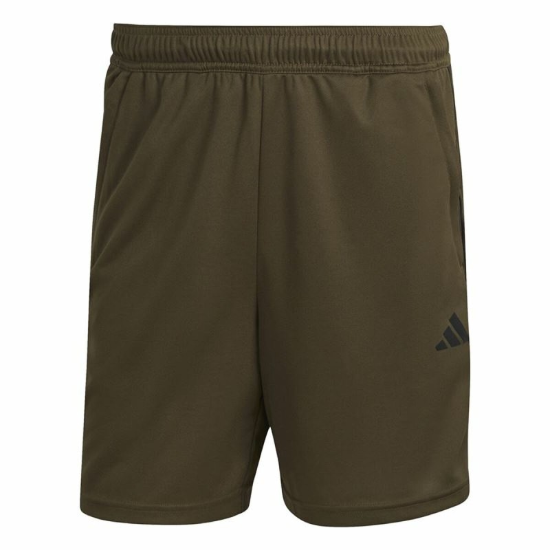 Pantaloni Corti Sportivi da Uomo Adidas Piqué Oliva