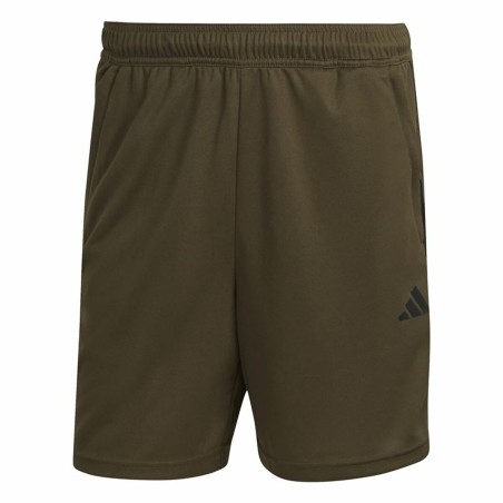 Pantaloni Corti Sportivi da Uomo Adidas Piqué Oliva