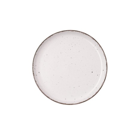 Piatto da Dolce Quid Duna Beige Ceramica 20 x 2,5 cm (6 Unità)