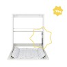 Fasciatoio Badabulle Plouf Compatto Da muro Pieghevole 46 x 46 x 61 cm