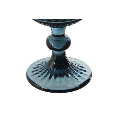 Set di Bicchieri Home ESPRIT Azzurro Cristallo 8,8 x 8,8 x 16,3 cm (6 Unità)