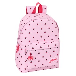 Zaino Scuola Minnie Mouse Naive Rosa 31 x 43 x 13 cm