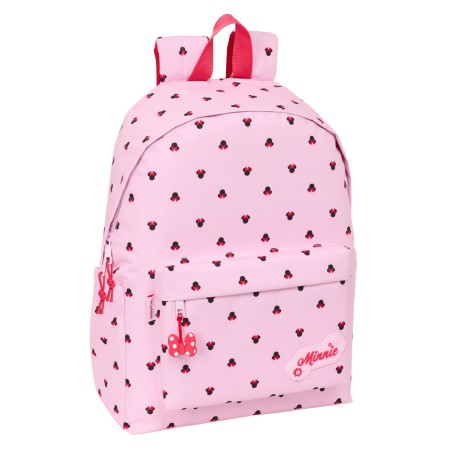 Zaino Scuola Minnie Mouse Naive Rosa 31 x 43 x 13 cm