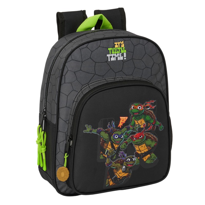 Zaino Scuola Teenage Mutant Ninja Turtles Nero Grigio 27 x 33 x 10 cm Zaino Scuola Teenage Mutant Ninja Turtles Nero Grigio 27 x 33 x 10 cm