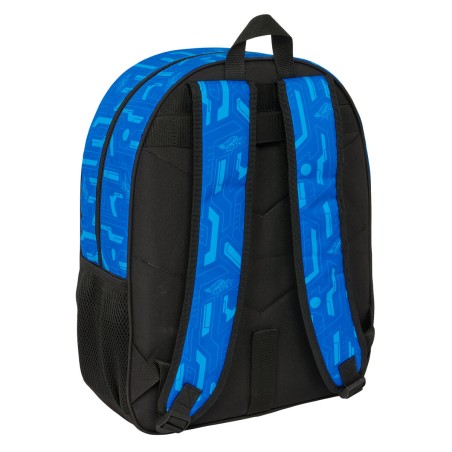 Zaino Scuola Hot Wheels Let's race Azzurro Nero 33 x 42 x 14 cm